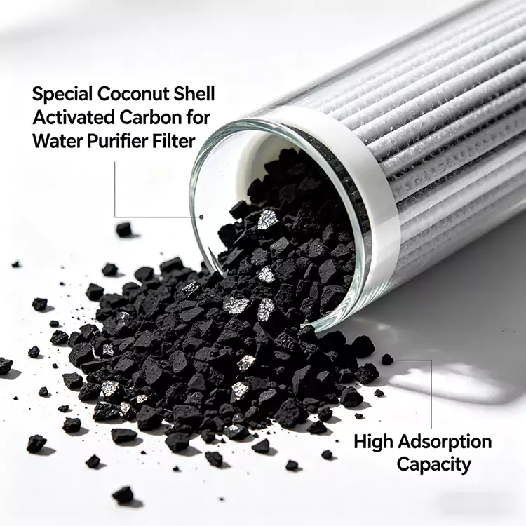 Hoe verbetert Coconut Shell Carbon voor waterfilterpatroon de waterzuiveringsprestaties?